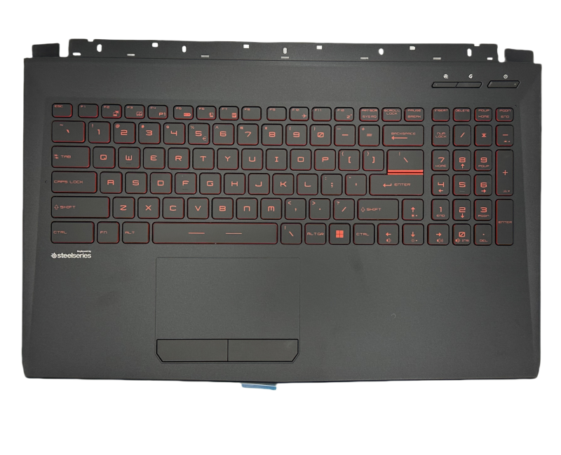 Top Case Con Tastiera MSI Per GE66 Raider 10SFS-048US, Modello 957-15411E-C20, QWERTY Nero