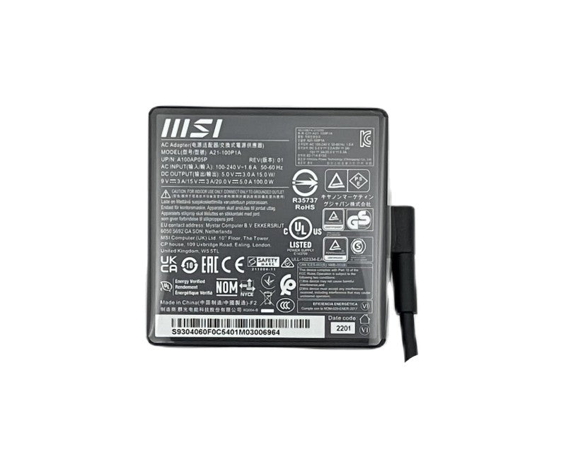 MSI ADAPTOR (S93-04060F0-C54) – EU -MSI Spare Parts E-Shop